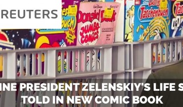Ukraine President Zelenskiy's Life Story Told In New Comic Book